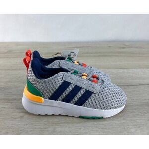 Adidas Racer TR211 Toddler Kid's Size 7K Gray Black Sneakers